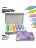 CASSETTIERA 6 EVIDENZIATORI PASTEL GLIMMER - TINTAUNITA
