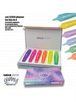CASSETTIERA 6 EVIDENZIATORI FLUO GLIMMER - TINTAUNITA