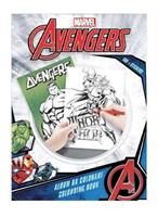 ALBUM DA COLORARE + 160 STICKERS TEMA AVENGERS - DISNEY