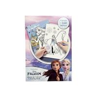 ALBUM DA COLORARE + 160 STICKERS TEMA FROZEN - DISNEY