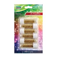 BLISTER PORPORINA 6 TUBETTI DA 3 gr. COL. ORO - LEBEZ