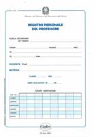 REGISTRO DEL PROFESSORE 6 FASCICOLI 34x24,5 cm. - CIERRE