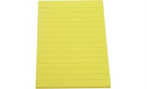 MEMO STICK RIGATO REMOVIBILI 50 ff. 101x50 COL. GIALLO - WILER