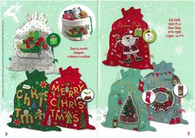 SACCO DI BABBO NATALE 50x70 cm. COL. ASSORTITI - TINTAUNITA