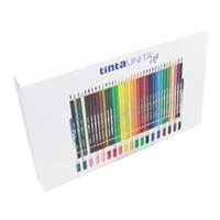 CASSETTIERA 2 PIANI 36PASTELLI 4.0 18 BRUSH BI PUNTA - TINTAUNITA