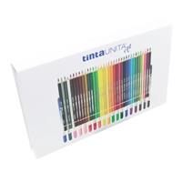CASSETTIERA 2 PIANI 36PASTELLI 4.0 18 BRUSH BI PUNTA - TINTAUNITA