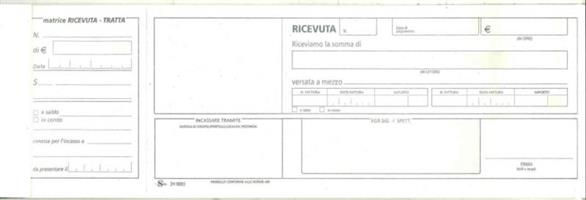 RICEVUTE BANCARIE TRATTE MADRE/FIGLIA - SEMPER