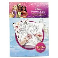 ALBUM DA COLORARE + 160 STICKERS TEMA UNICORN - DISNEY