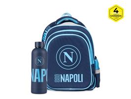 ZAINO 3 CERNIERE SSC NAPOLI CON BORRACCIA OMAGGIO BLU - COLOURBOOK