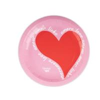 SET 8 PIATTINI I LOVE COL. ROSA - COLOURBOOK