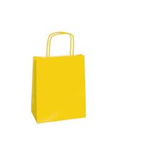 BUSTA SHOPPER 36x12x41 cm. CON CORDONCINO COL. GIALLO- MAINETTI BAGS