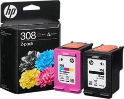 MULTIPACK INKJET 308 NERO/COLORE ORIGINALE - HP