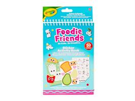 ALBUM STICKERS & ACTIVITY FOODIE FRIENDS - CRAYOLA