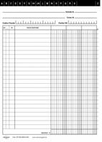CONF. 100 SCHEDE 3 COLONNE 21x14,8 cm. - CIERRE