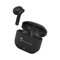 AURICOLARI SENZA FILO CON BOX DI RICARICA COL. NERO - TECHMADE