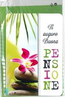 BIGLIETTO 12x18 TI AUGURO BUONA PENSIONE - LINA