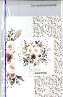 BIGLIETTO 12x18 cm. AUGURI AGLI SPOSI - LINA