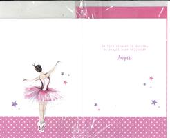 BIGLIETTO 12x18 cm. BUON COMPLEANNO PRINCIPESSA - LINA