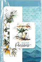 BIGLIETTO 12x18 cm. BUONA PENSIONE - LINA