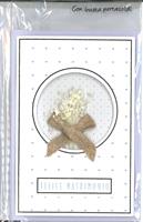 BIGLIETTO 12x18 cm. FELICE MATRIMONIO CON PORTASOLDI - LINA