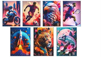 MAXI QUADERNO 100gr. 96 pg. IMPERDIBILI DREAMS RIGATURA C - BLASETTI