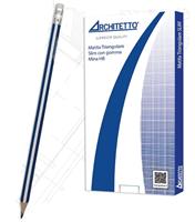 MATITA TRIANGOLARE SLIM CON GOMMA MINA HB ARCHITETTO - TINTAUNITA