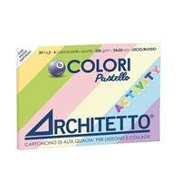 ALBUM CARTONCINI PASTEL 24 ff. 24x33 cm. - ARCHITETTO