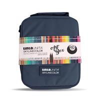VALIGETTA 110 PASTELLI MINA 4.2 ART BOX COL. BLU MIRTILLO TINTAUNITA