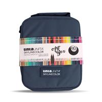 VALIGETTA 110 PASTELLI MINA 4.2 ART BOX COL. BLU MIRTILLO TINTAUNITA