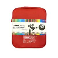 VALIGETTA 110 PASTELLI MINA 4.2 ART BOX COL. ROSSO - TINTAUNITA