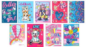MAXI QUADERNO 24+1 ff. 100 gr. TU YOUNG GIRL RIGATURA Q -TINTAUNITA