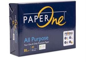 CARTA A5 80 gr. PAPER ONE BLU CLASSE A COL. BIANCO - APRIL