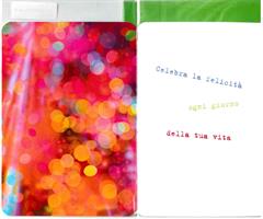 BIGLIETTO 12x18 cm. CON BUSTA PORTASOLDI BUON COMPLEANNO - LINA