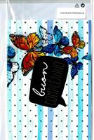 BIGLIETTO 12x18 cm. CON BUSTA PORTASOLDI BUON COMPLEANNO - LINA