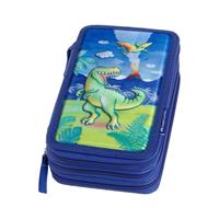 ASTUCCIO 3 ZIP VUOTO TEMA DINOSAUR - FABER CASTELL