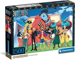 PUZZLE 1500 pz. 84,5x59,5 cm. ONE PIECE - CLEMENTONI