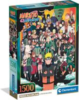 PUZZLE 1500 pz. 59,5x84,5 cm. NARUTO SHIPPUDEN - CLEMENTONI