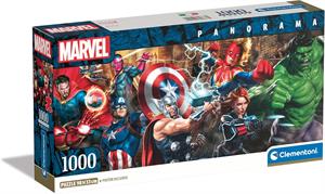PUZZLE 1000 pz. 98x33 cm. MARVEL - CLEMENTONI