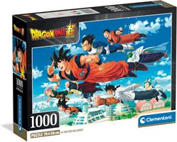 PUZZLE 1000 pz. 50x70 cm. DRAGON BALL SUPER - CLEMENTONI