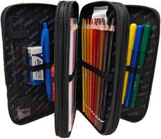 ASTUCCIO 3 ZIP GRADIENT COL. NERO - TINTAUNITA