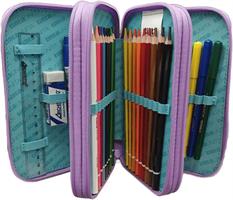 ASTUCCIO 3 ZIP GRADIENT COL. VIOLA/AZZURRO - TINTAUNITA