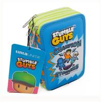 ASTUCCIO 3 ZIP STUMBLE GUYS COL. AZZURRO - TINTAUNITA