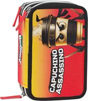 ASTUCCIO 3 ZIP BRAINROT SKIFIDOL CAPPUCCINO ASSASSINO - F. PANINI
