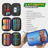 ASTUCCIO 3 ZIP BRAINROT TUNG TUNG SAHUA - F. PANINI
