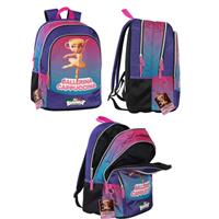ZAINO 3 CERNIERE BRAINROT BALLERINA CAPPUCCINA - FRANCO PANINI