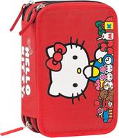 ASTUCCIO 3 ZIP HELLO KITTY - F. PANINI