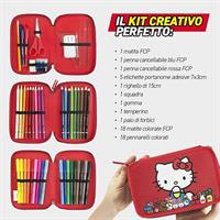 ASTUCCIO 3 ZIP HELLO KITTY - F. PANINI
