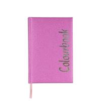 DIARIO STD 12 MESI NON DATATO GLITTER COL. ROSA - COLOURBOOK