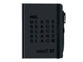 AGENDA 12 MESI 12x16,5 cm. 2026/27 COL. BLACK - SMEMORANDA