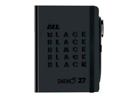 AGENDA 12 MESI 12x16,5 cm. 2026/27 COL. BLACK - SMEMORANDA